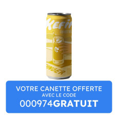 KEFIR EAU VERTUEUSE - GINGEMBRE CURCUMA CANETTE 250ML X1 BIO
