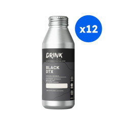 Drink Waters - Black DTX pétillant pastèque menthe charbon x12