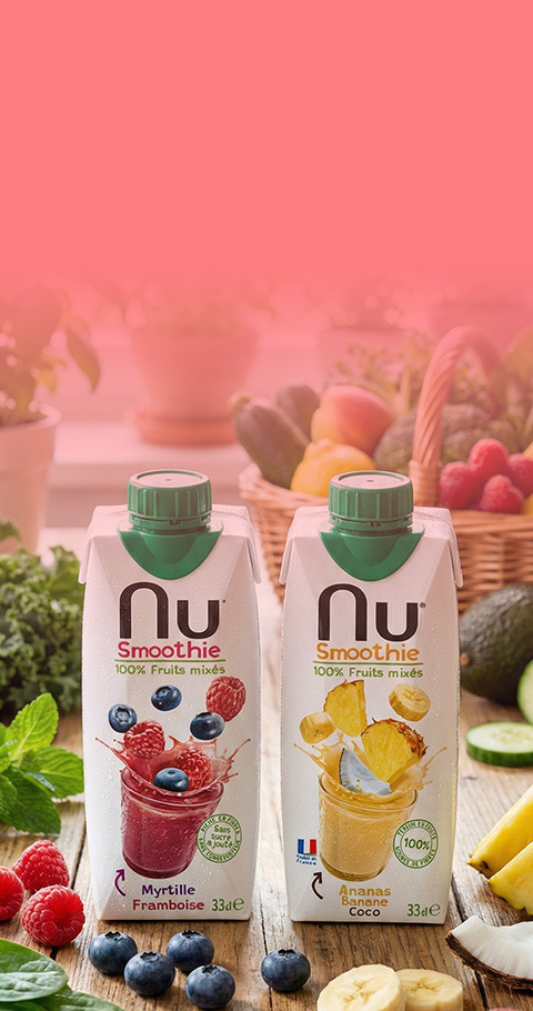 Nu smoothie, des smoothies prêts-à-boire made in France