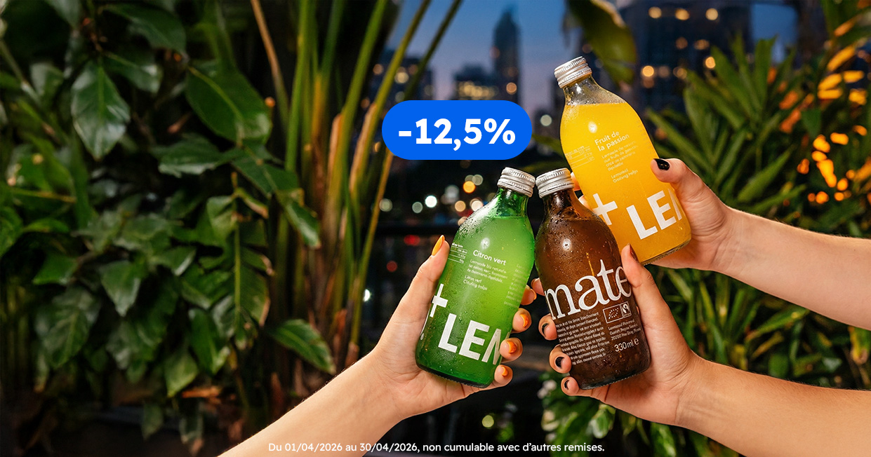-12,5% sur Lemonaid et ChariTea