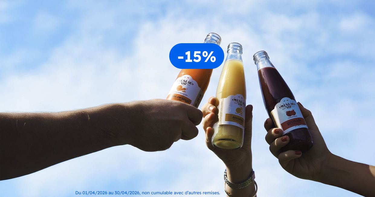 -15% sur les jus Meneau