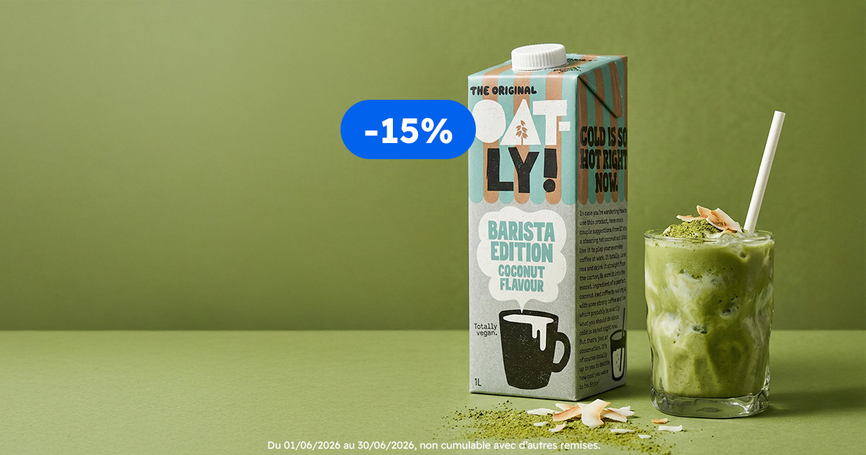15% sur Barista Oatly Coco