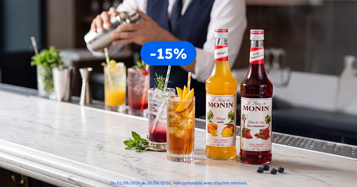 15% sur les sirops Meneau 