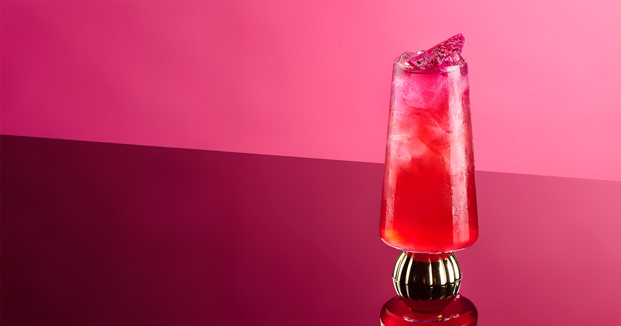 Pink Dragon Fruit Lemonade