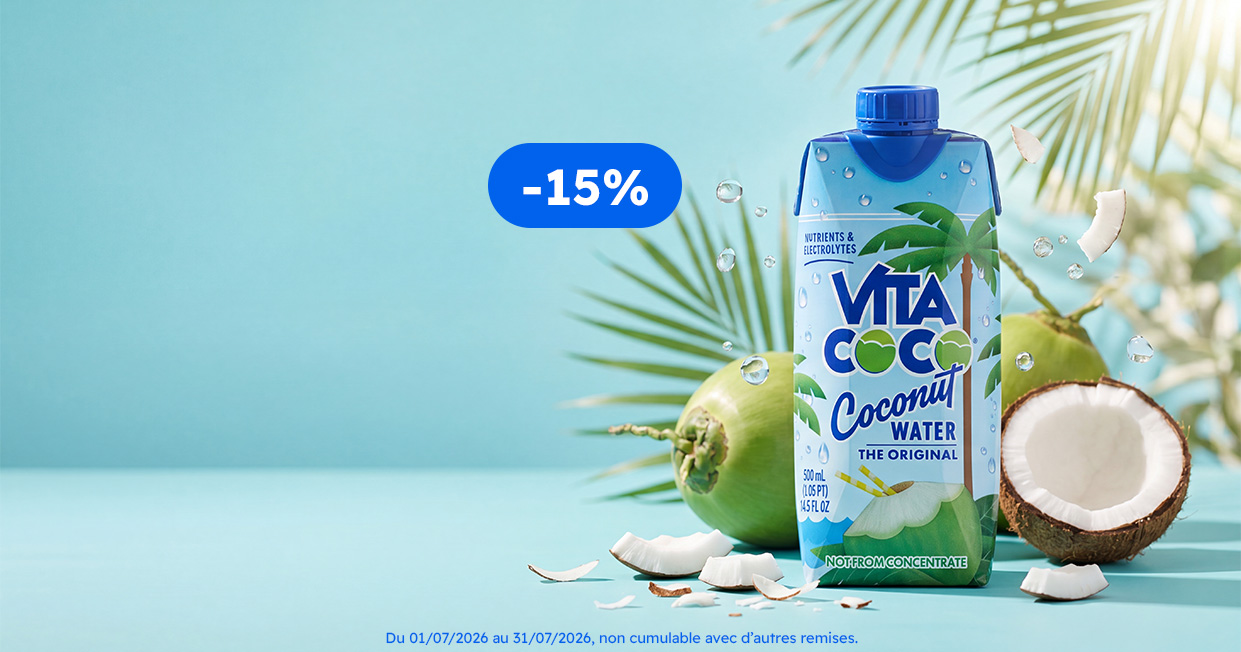 15% sur Vita Coco