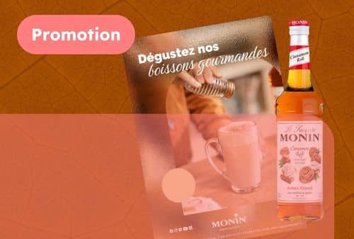 Sirops Monin : kit PLV offert