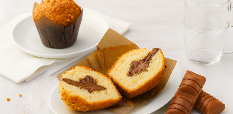 Muffins Bueno choco noisette avec Dawn