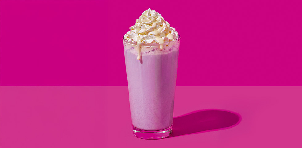 Velvet latte ube