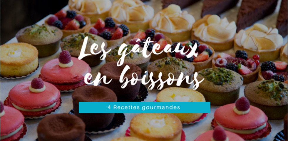 Les gâteaux en boissons