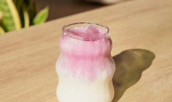 Latte Glacé Ube Litchi par Monin