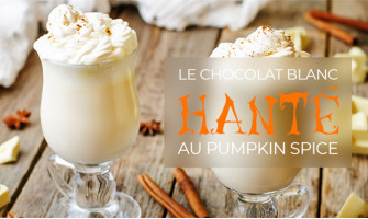 Le Chocolat blanc Hanté au Pumpkin Spice Le Chocolat blanc Hanté au Pumpkin Spice
