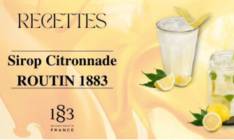 Recettes : Sirop Citronnade ROUTIN 1883 Recettes : Sirop Citronnade ROUTIN 1883