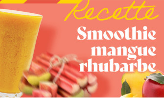 Recette : Smoothie Mangue & Rhubarbe Recette : Smoothie Mangue & Rhubarbe